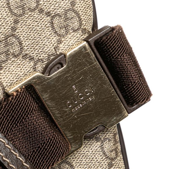 GUCCI Brown Leather Fanny Pack - Picture 5 of 10